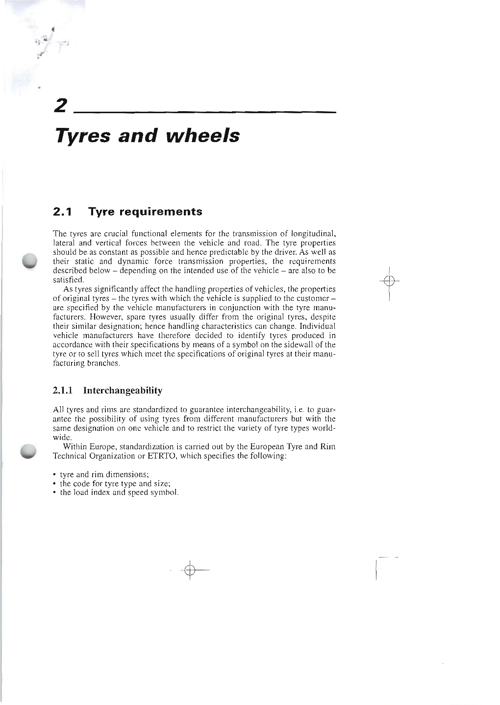 2 Tyres and Wheels