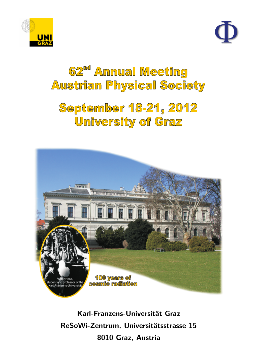 September 18-21, 2012 University of Graz