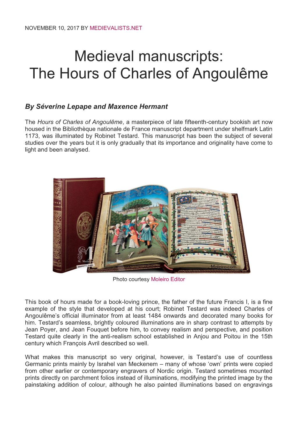 The Hours of Charles of Angoulême