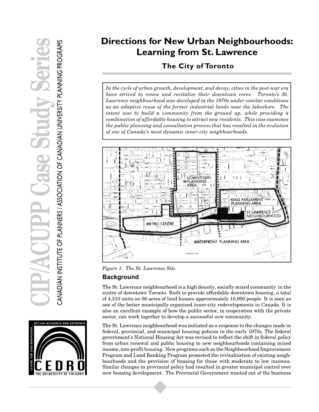 St. Lawrence Case Study