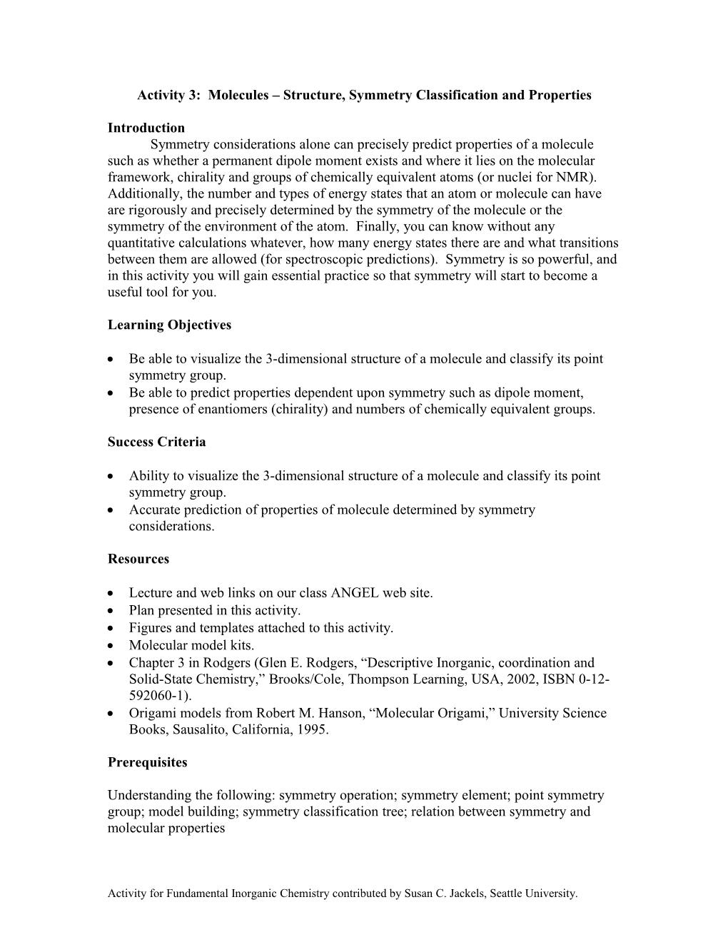 Construction of Molecular Orbitals