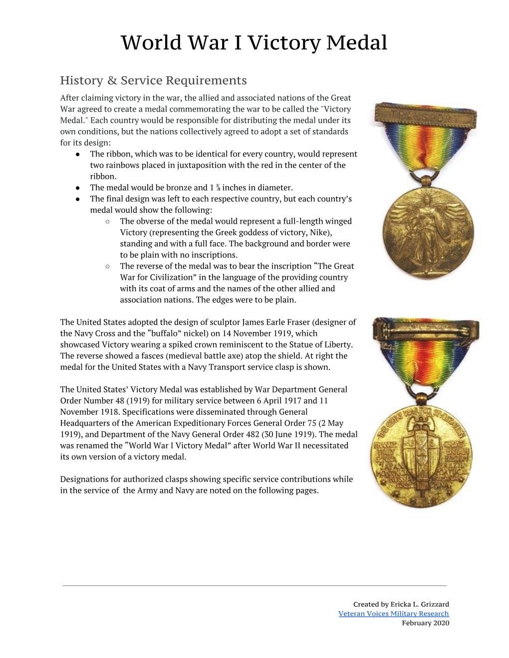 World War I Victory Medal