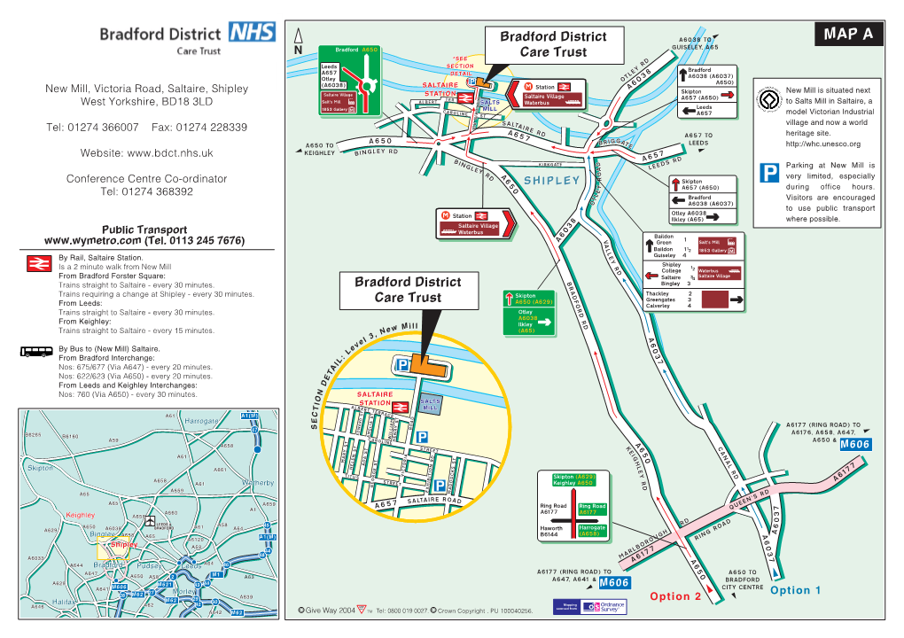 Nhs.Uk KEIGHLEY BINGLE RD 7 65 B a RD