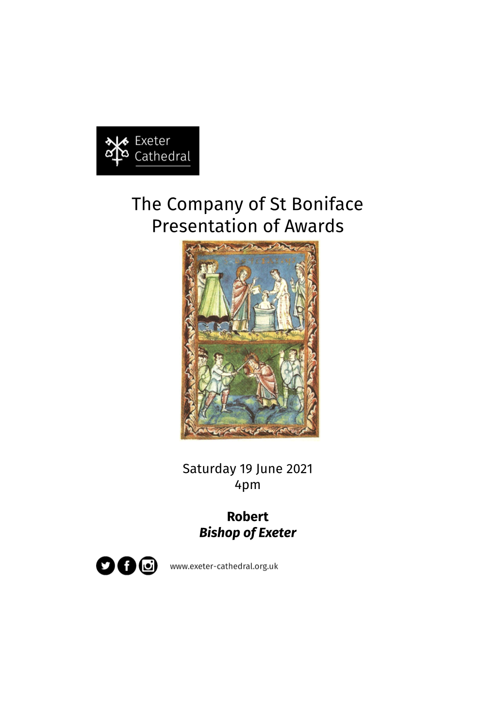 The Company of St Boniface Presentation of Awards