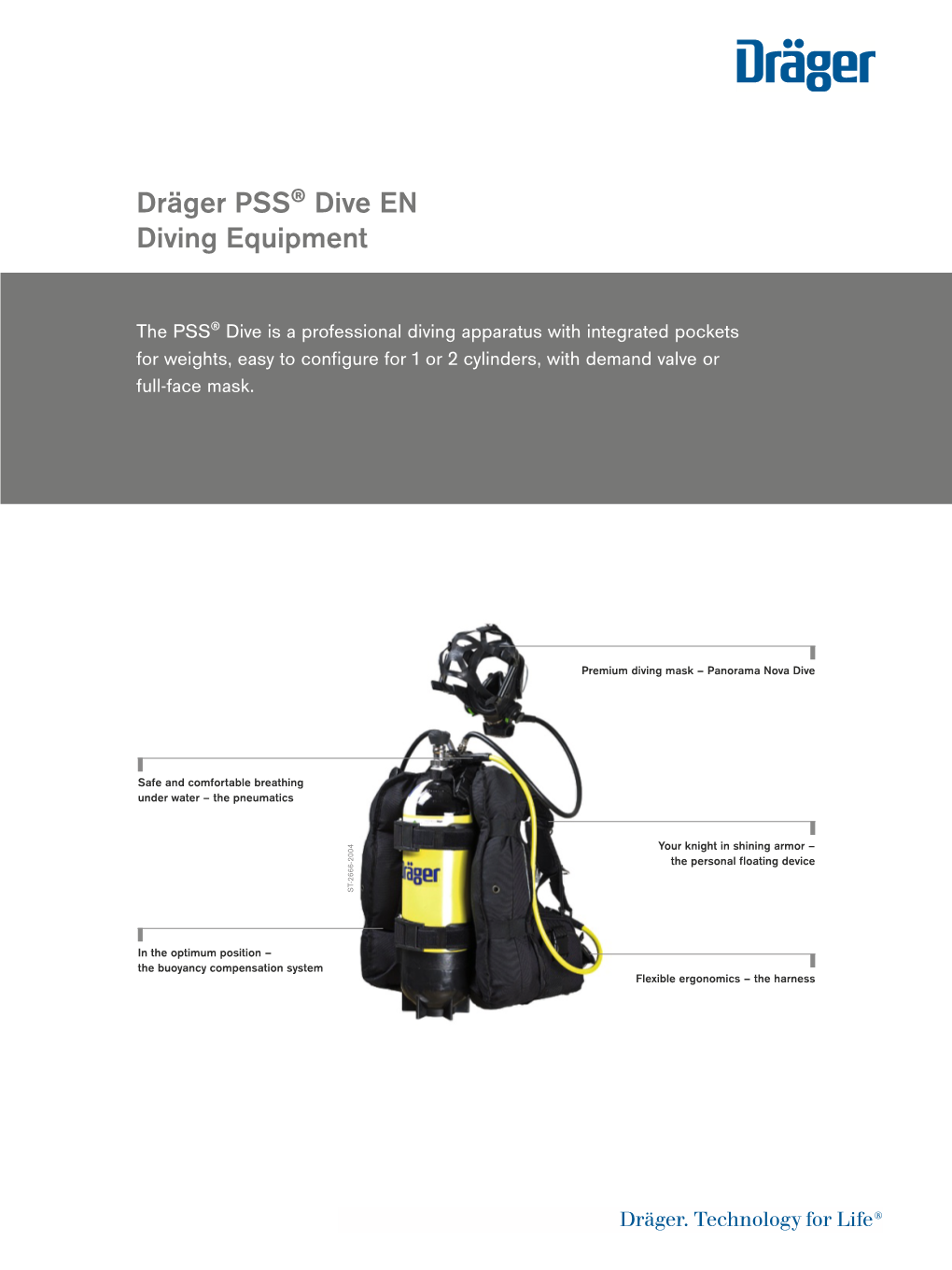 Dräger PSS® Dive EN Diving Equipment