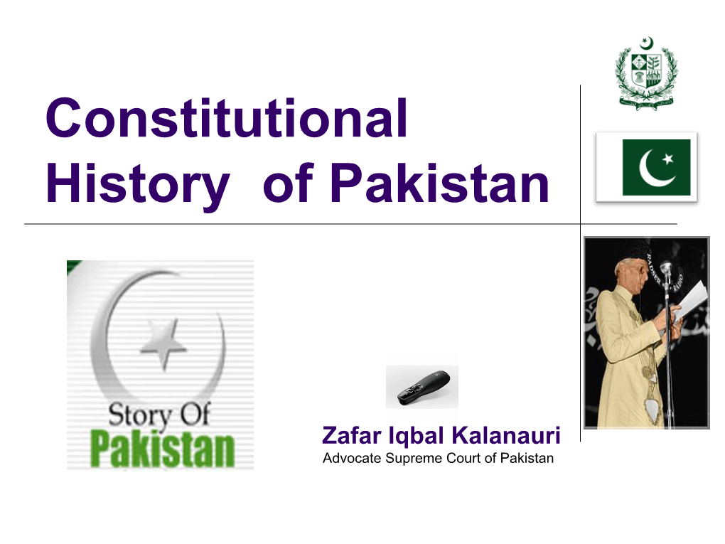 Constitutional-Development-Of-Pakistan