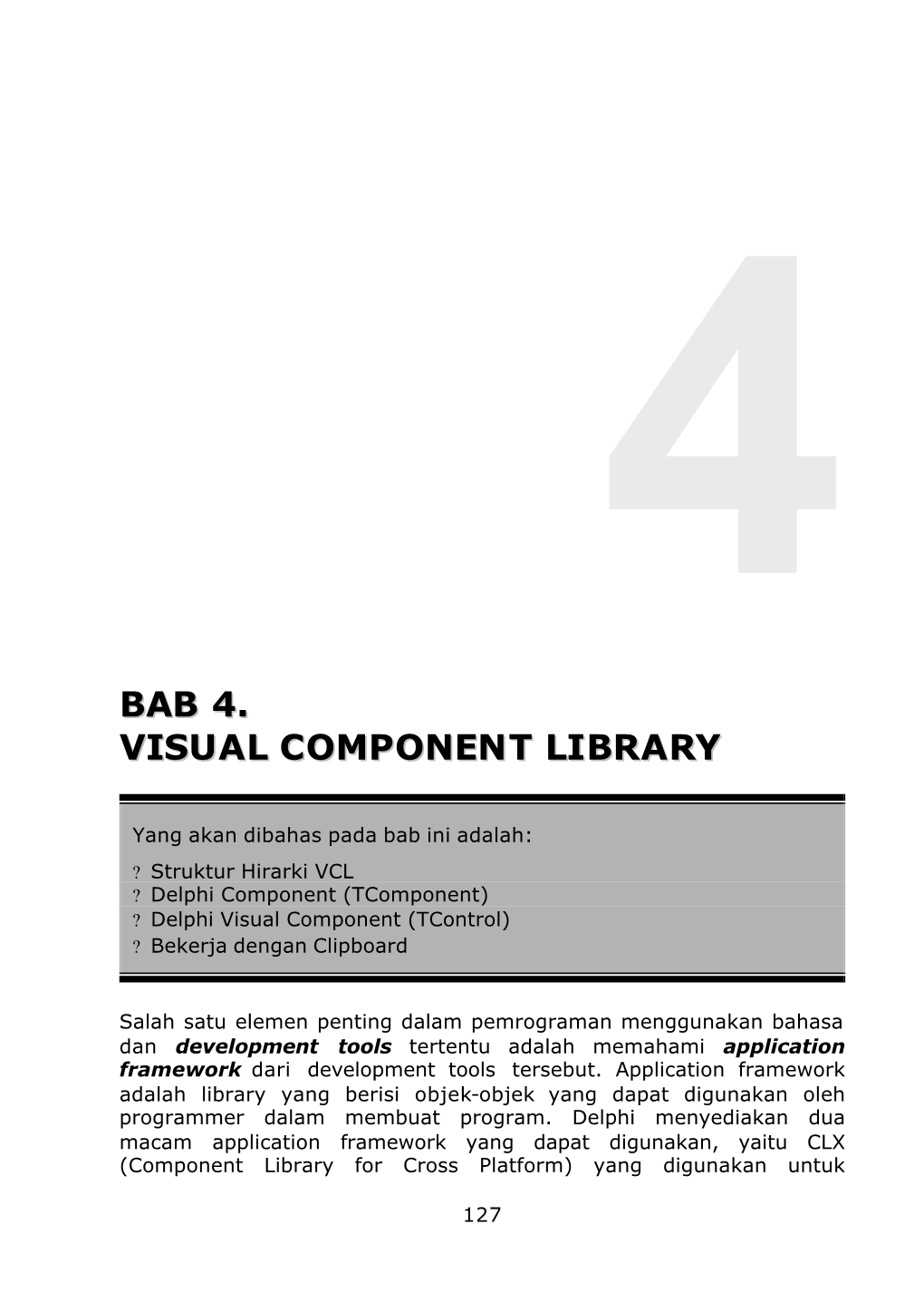 Bab 4. Visual Component Library