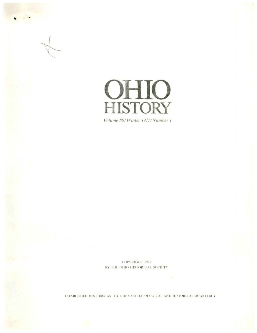 The 1856 Election in Ohio: Moral Issues in Politics