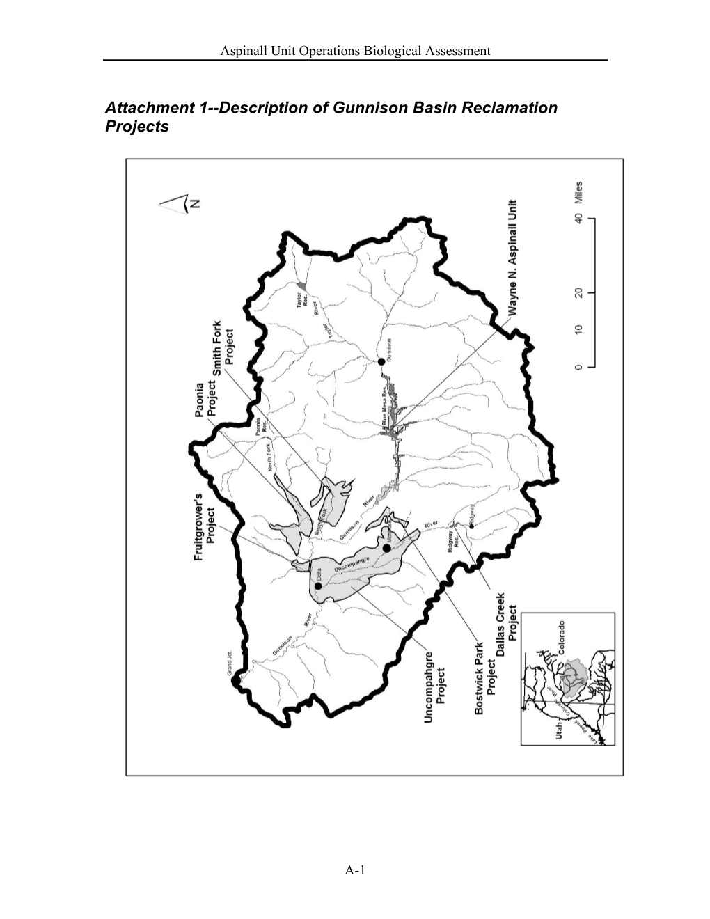 Attachment 1--Description of Gunnison Basin Reclamation Projects