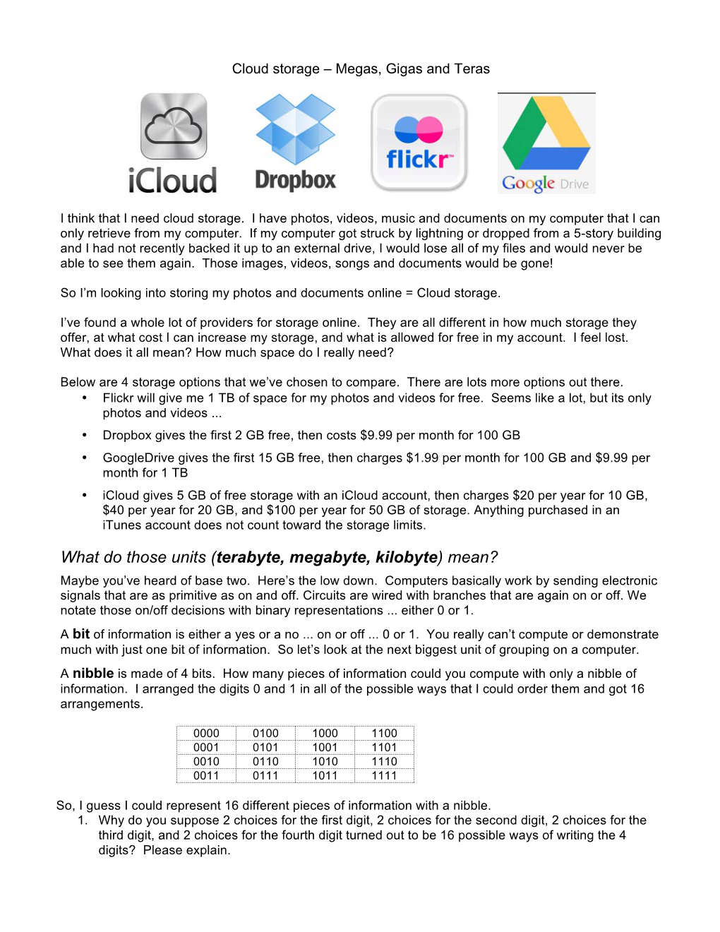 What Do Those Units (Terabyte, Megabyte, Kilobyte) Mean?