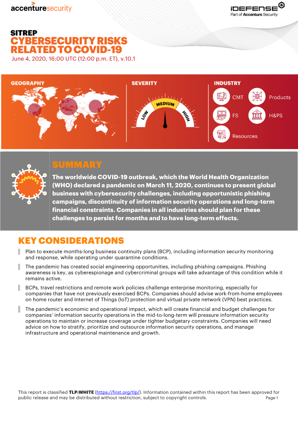 Summary Key Considerations