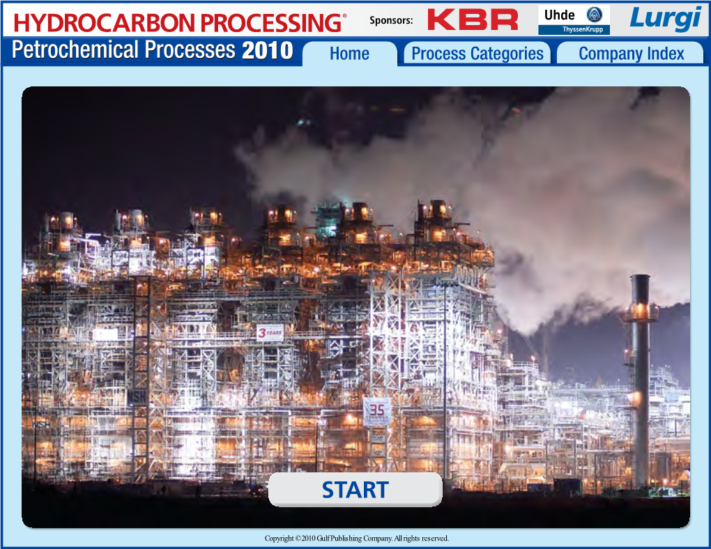 2010 Petrochemical Processes