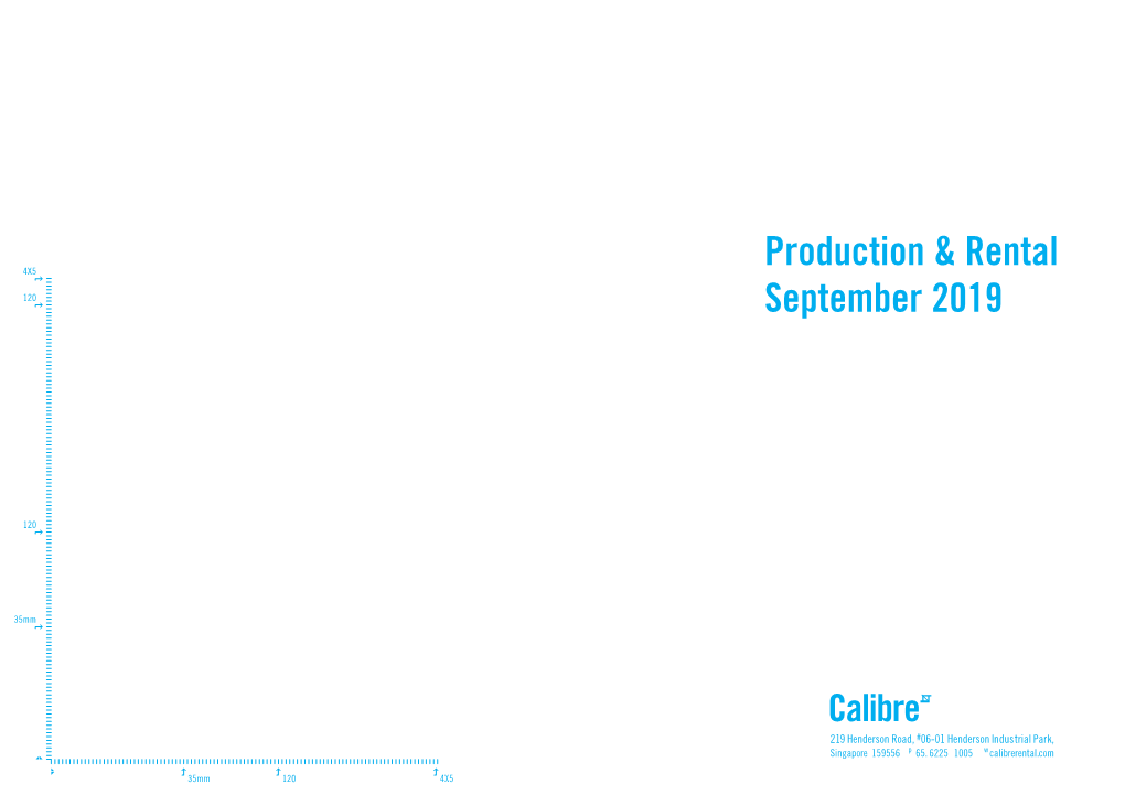 Production & Rental September 2019