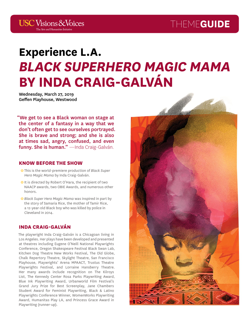 Black Super Hero Magic Mama by Inda Craig-Galvan