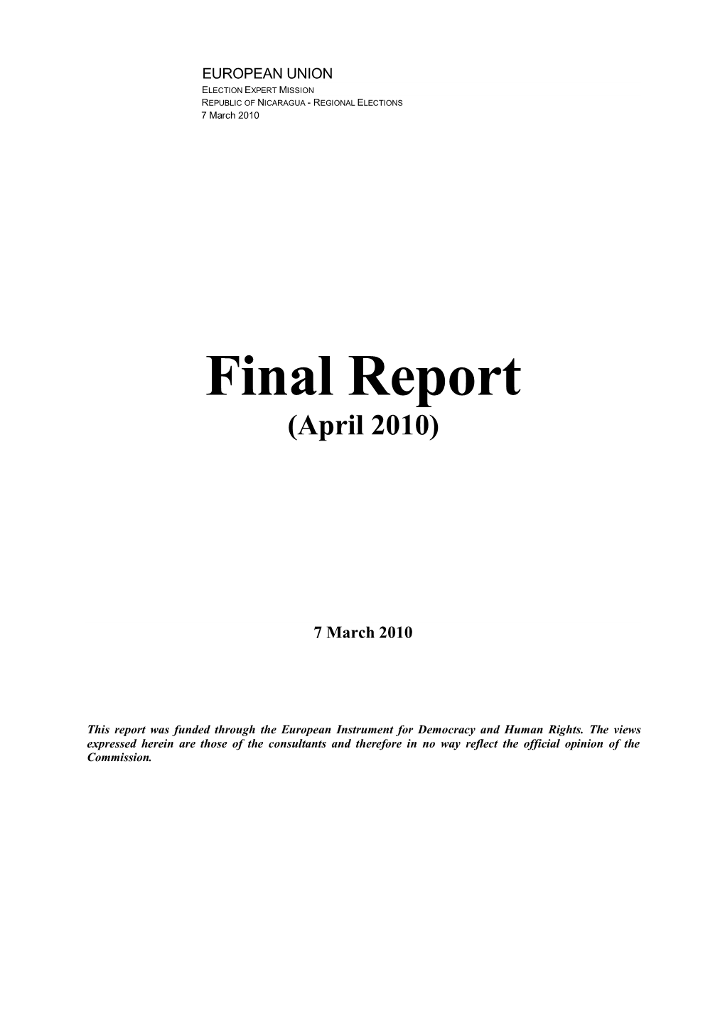 Final Report