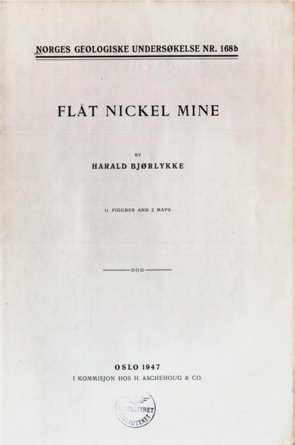 Flat Nickel Mine