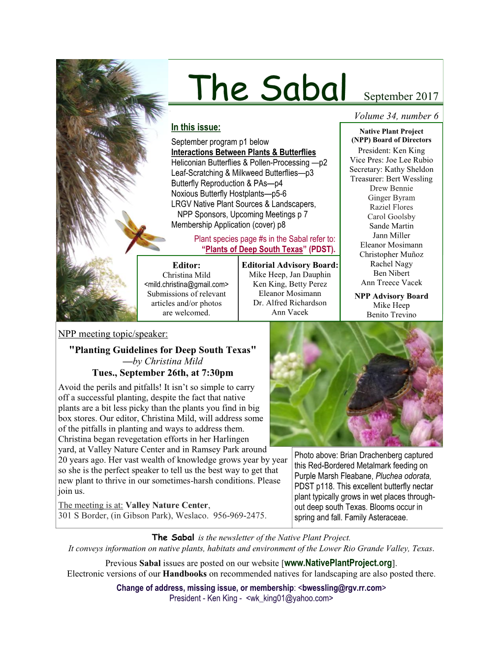 The Sabal September 2017