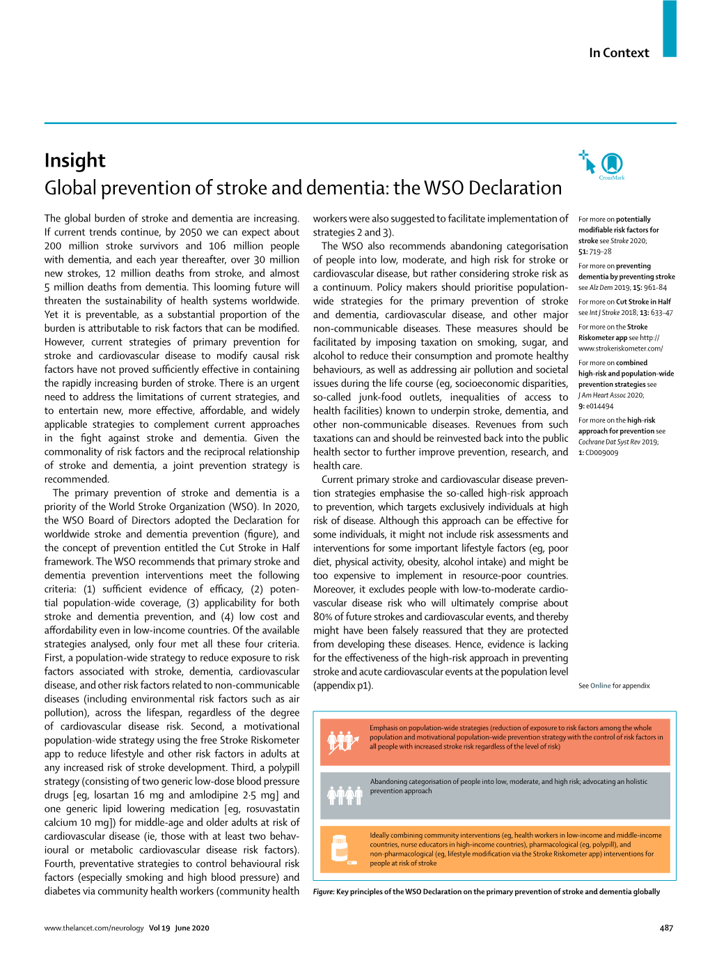 Global Prevention of Stroke and Dementia: the WSO Declaration