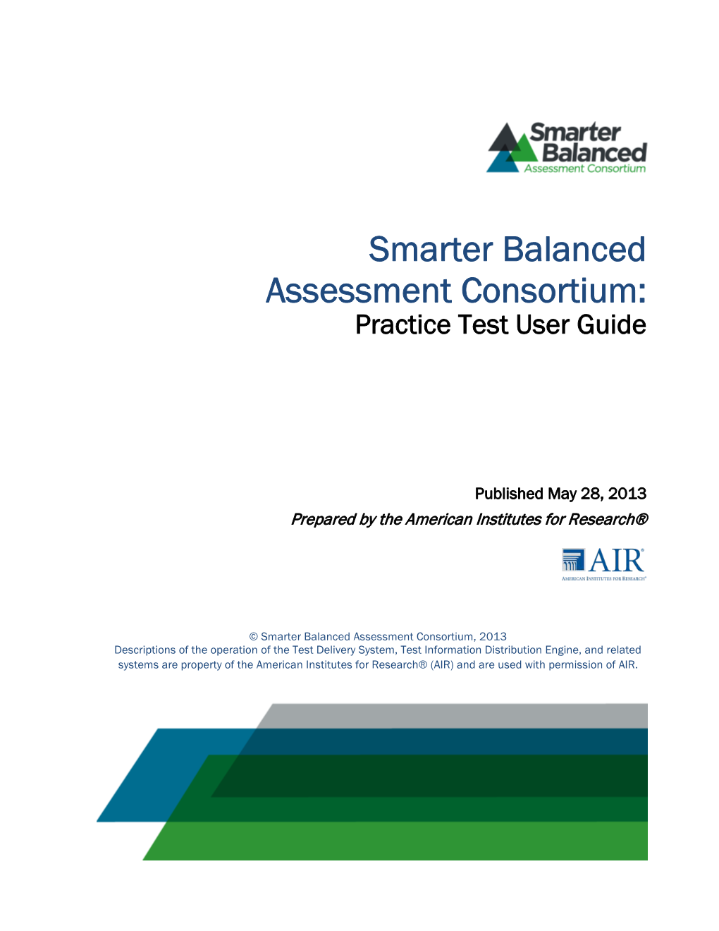 Smarter Balanced Assessment Consortium: Practice Test User Guide