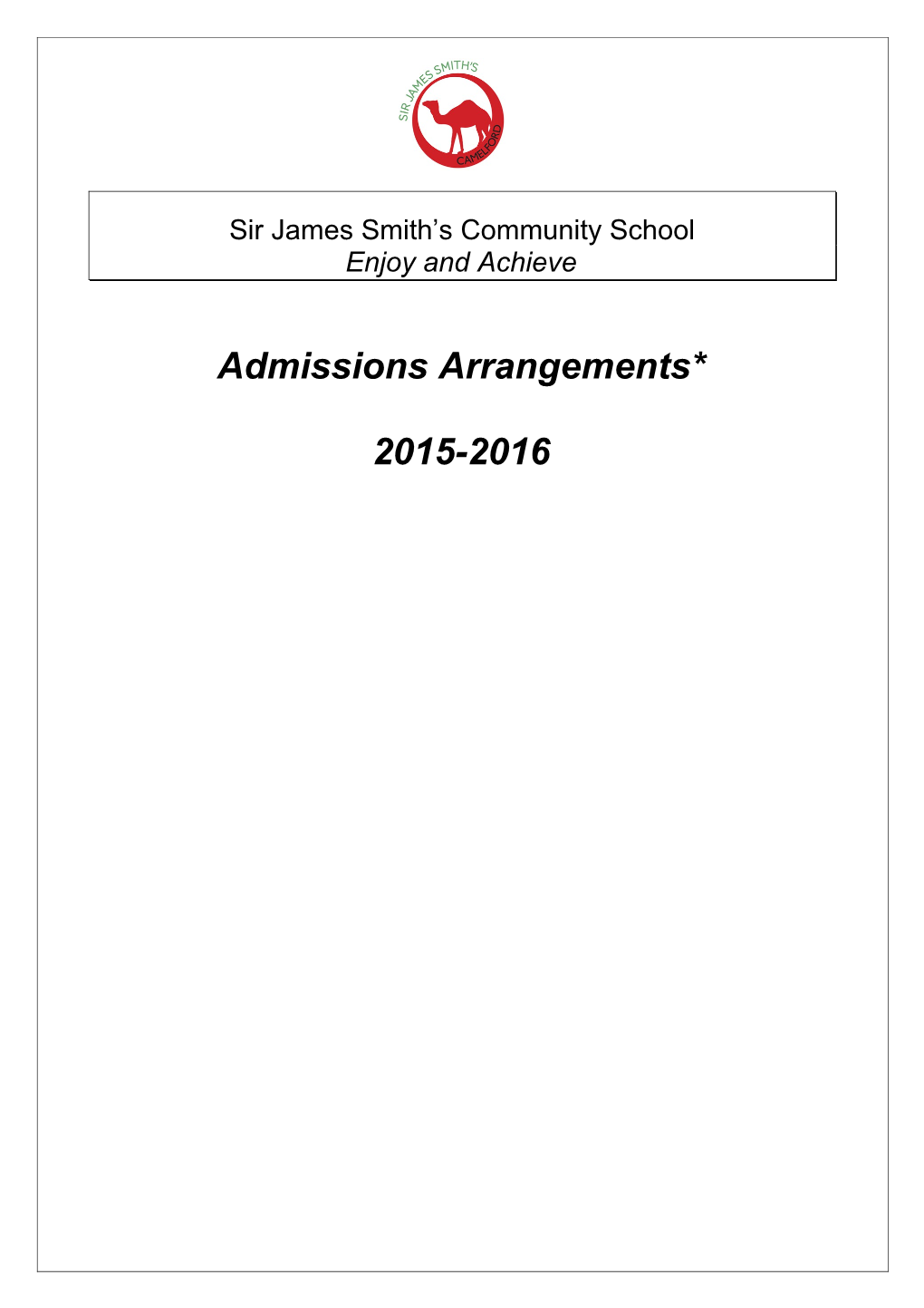 Sir James Smith S Community School s1