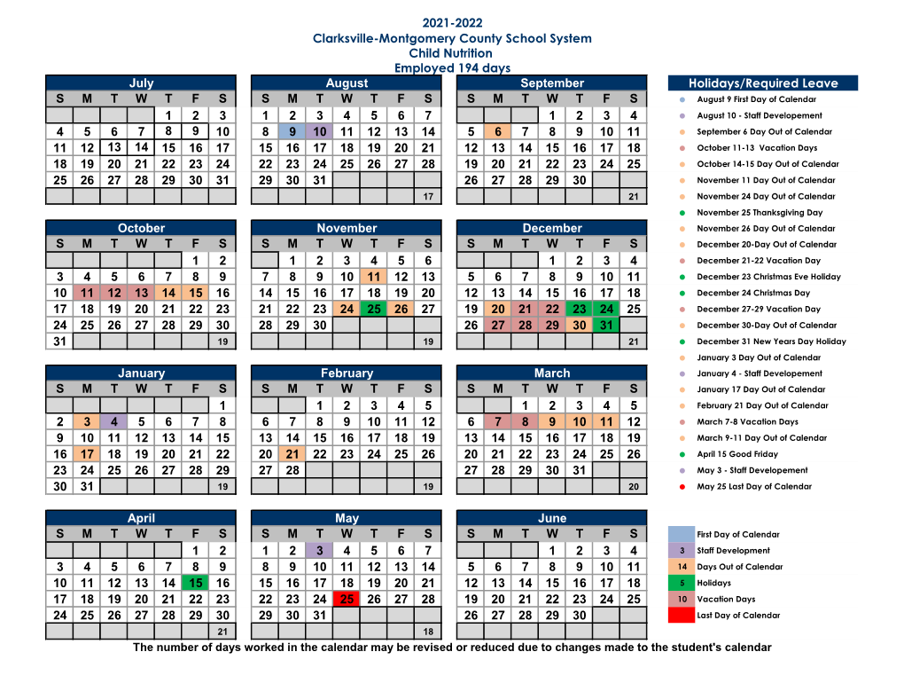 2016 Yearly Calendar