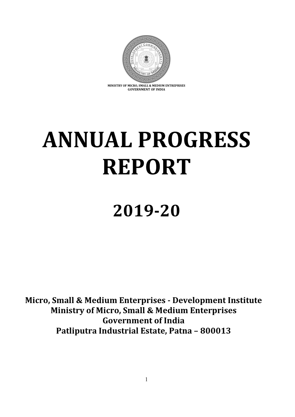 Annual Progress Report