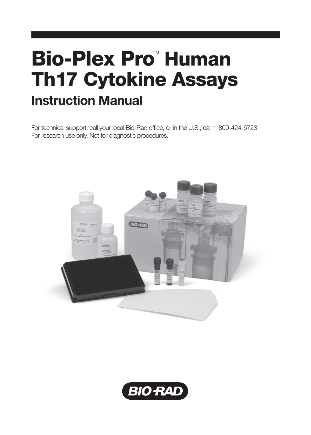 Bio-Plex Pro™ Human Th17 Cytokine Assays Instruction Manual