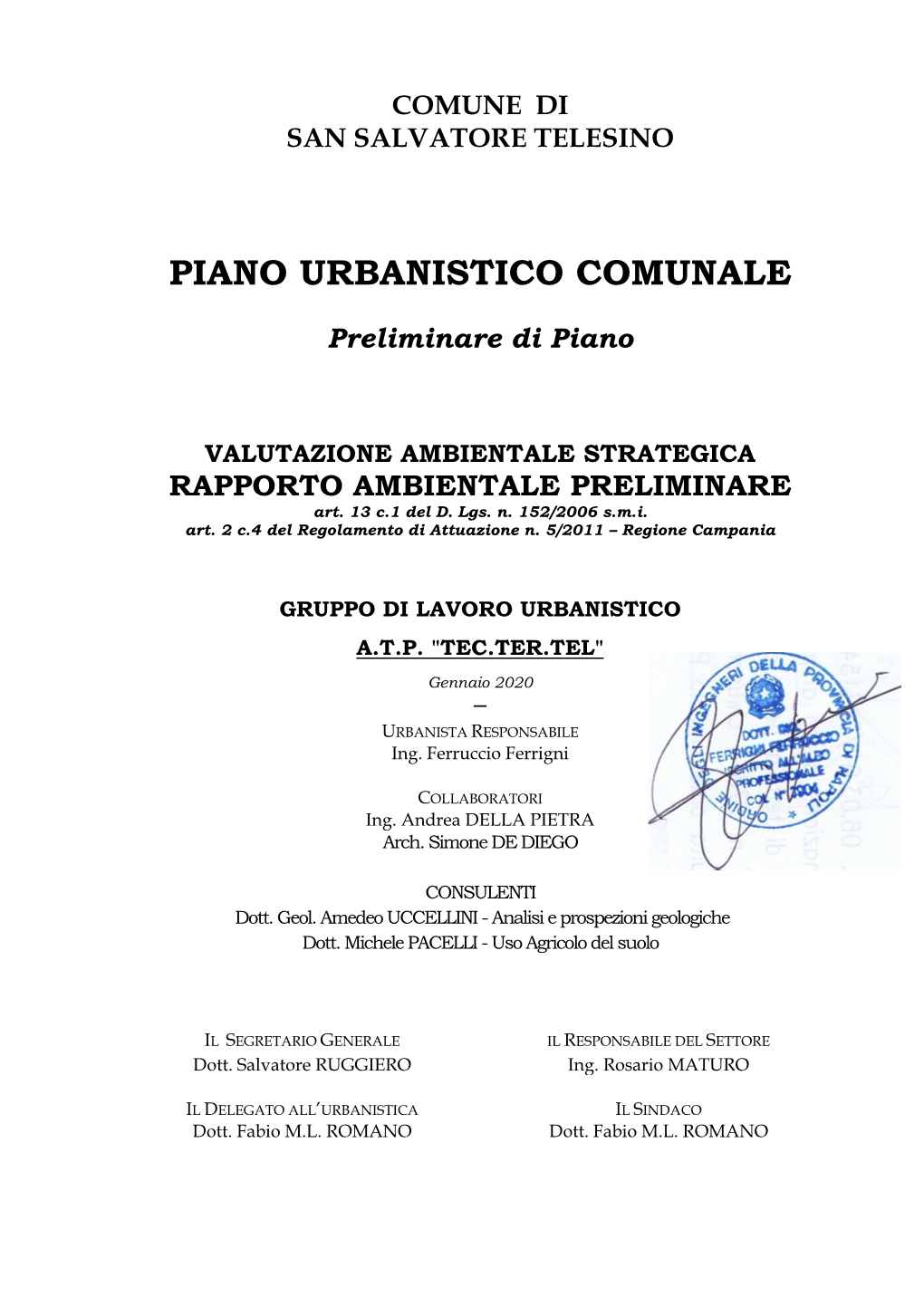 Piano Urbanistico Comunale