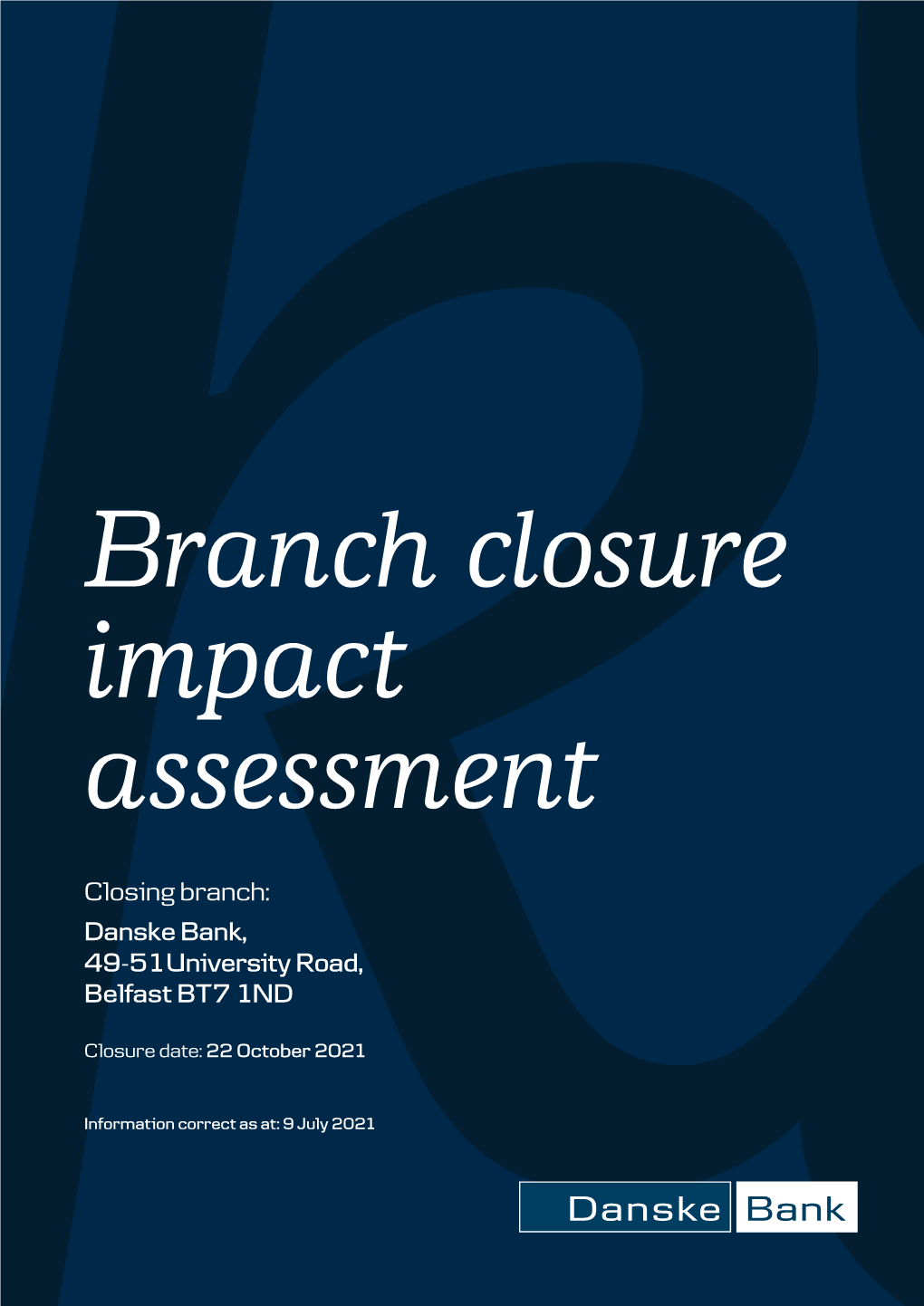 University Road Impact Assessment