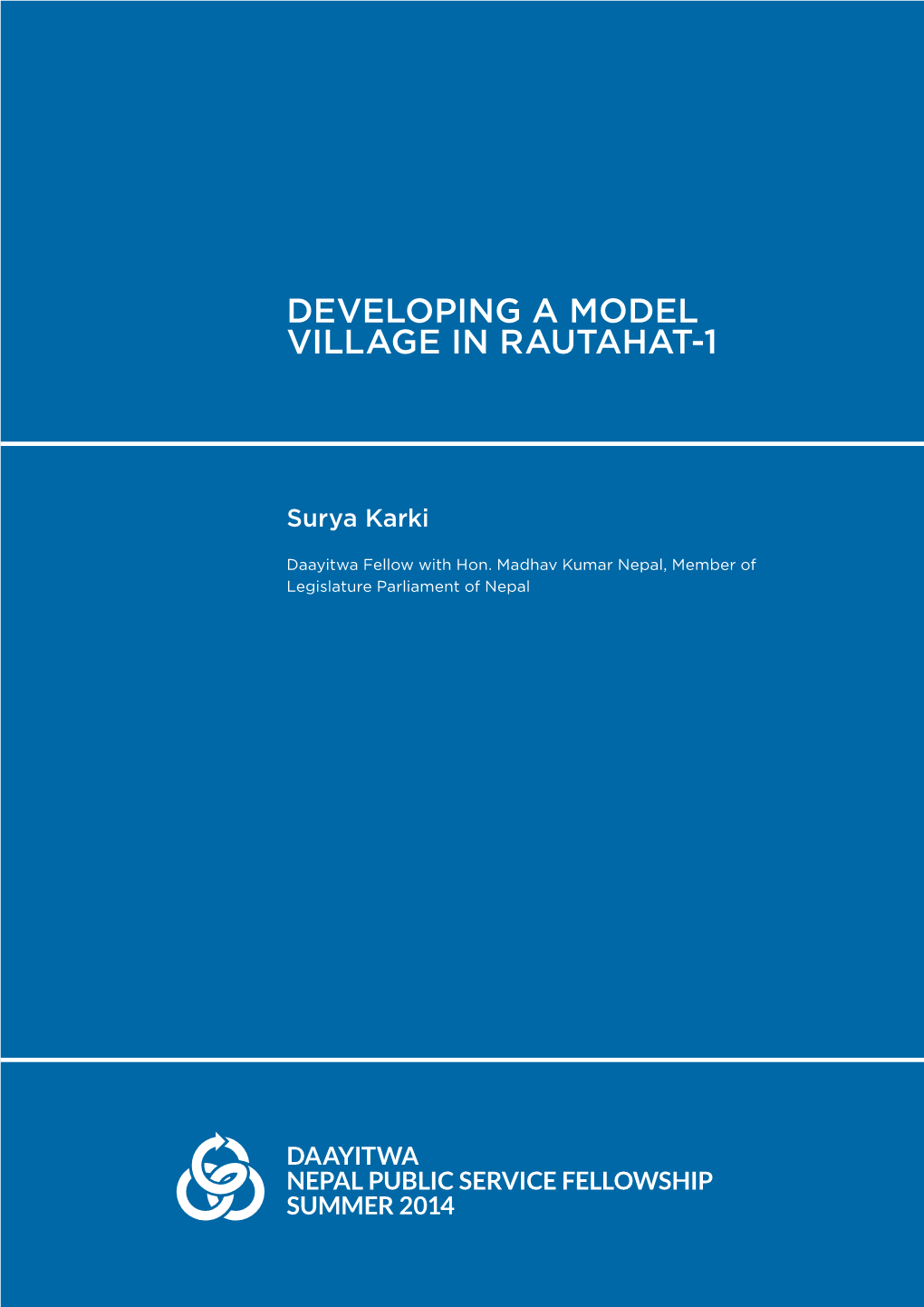 Developing a Model Village in Rautahat-1
