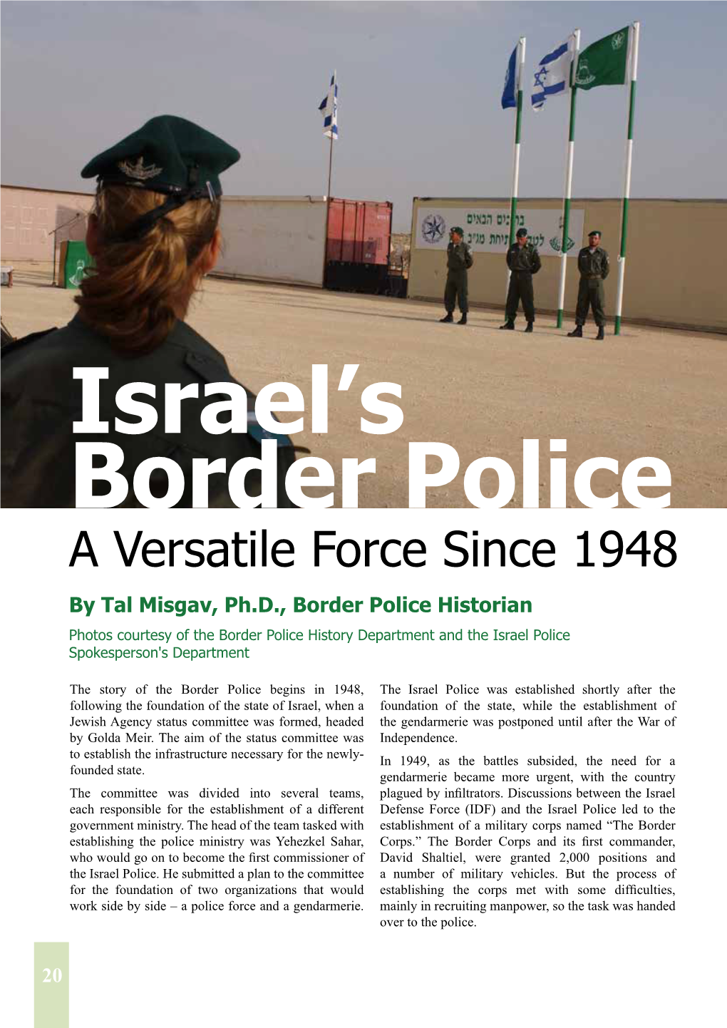 20 Israel's Border Police