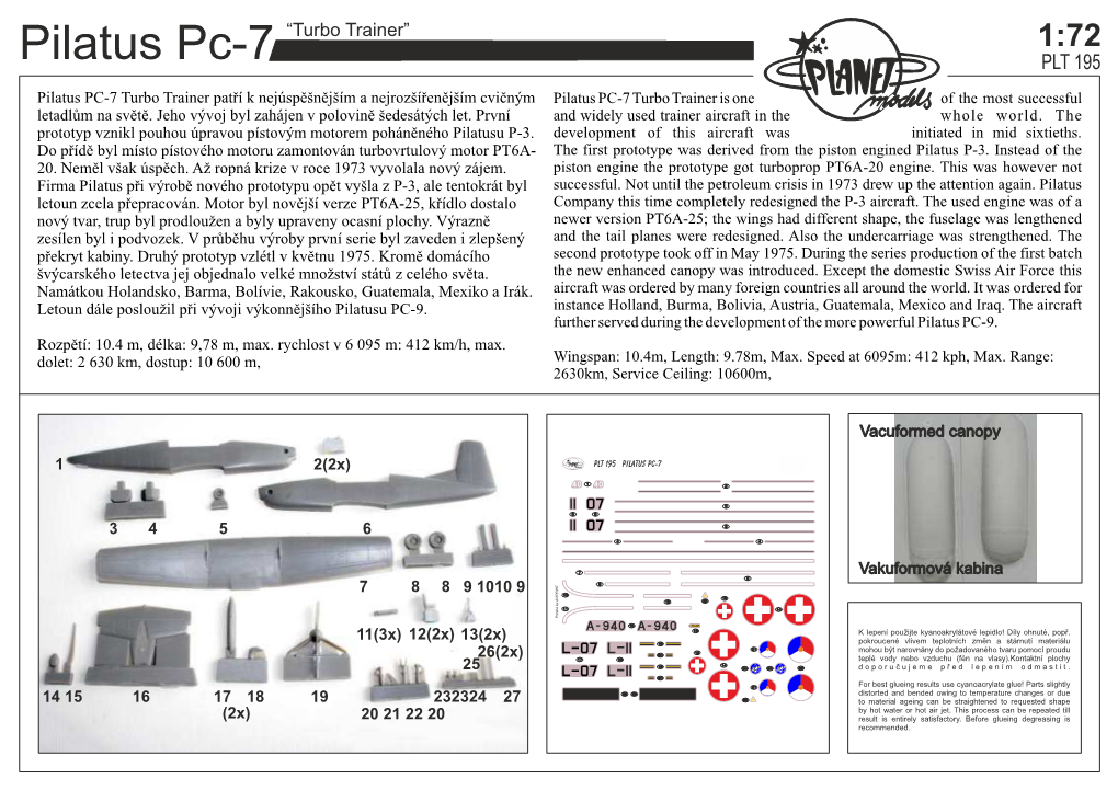 Pilatus Pc-7 PLT 195