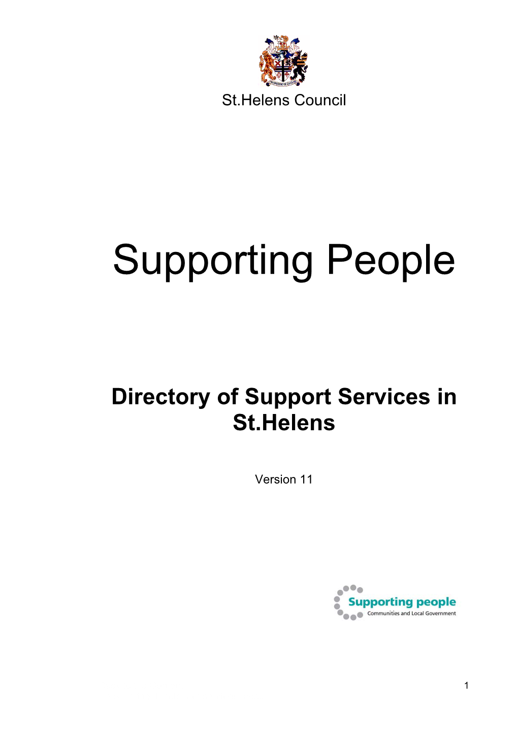 Supporting People