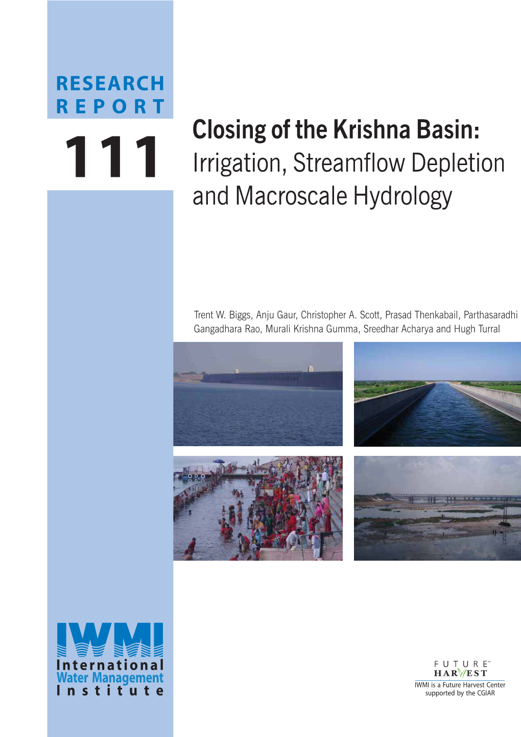 Closing of the Krishna Basin: Irrigation, Streamflow Depletion and Macroscale Hydrology