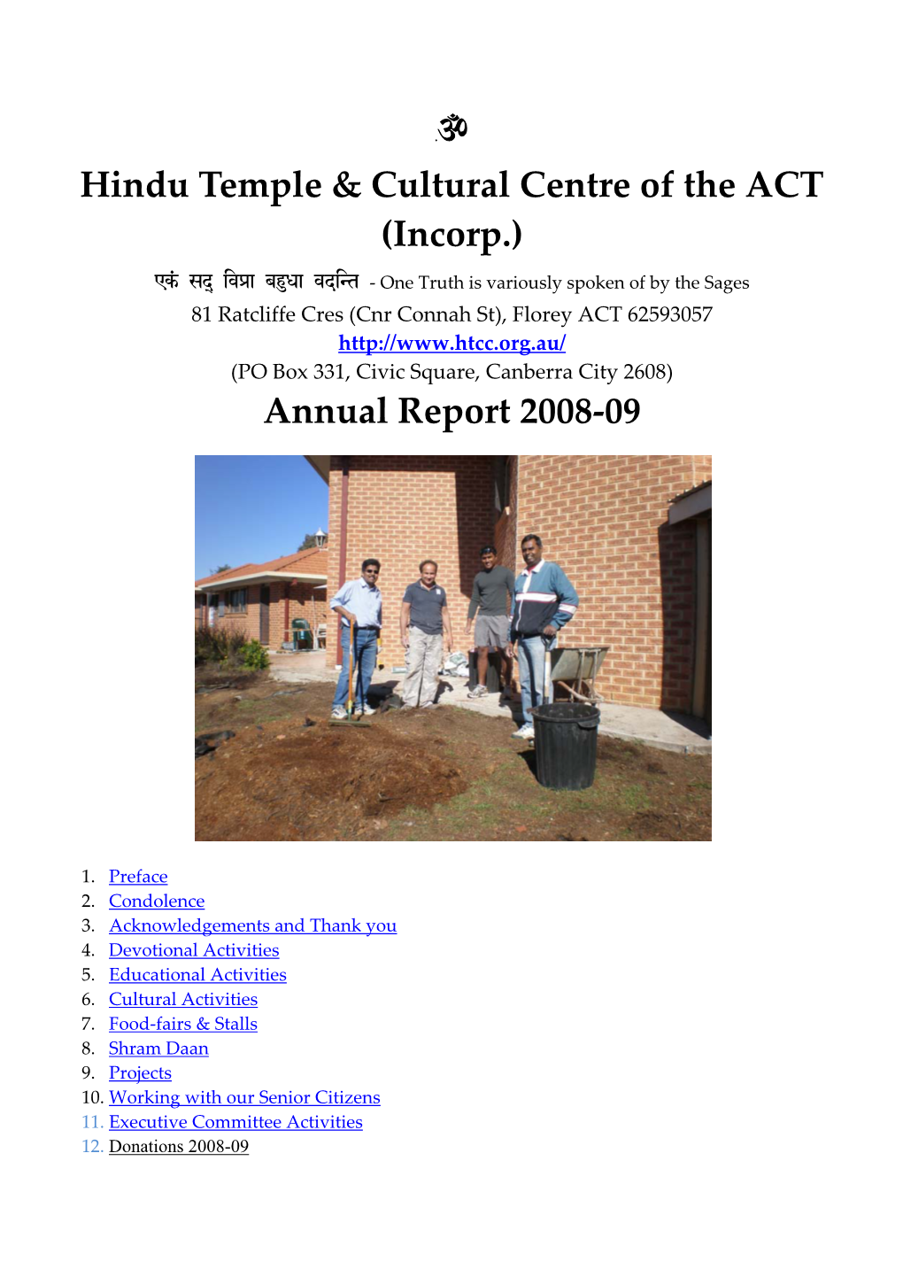 (Incorp.) Annual Report 2008-09