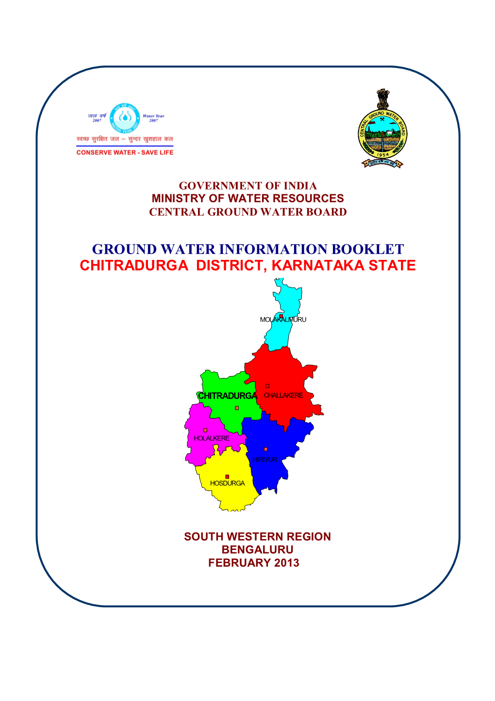 Chitradurga District, Karnataka State