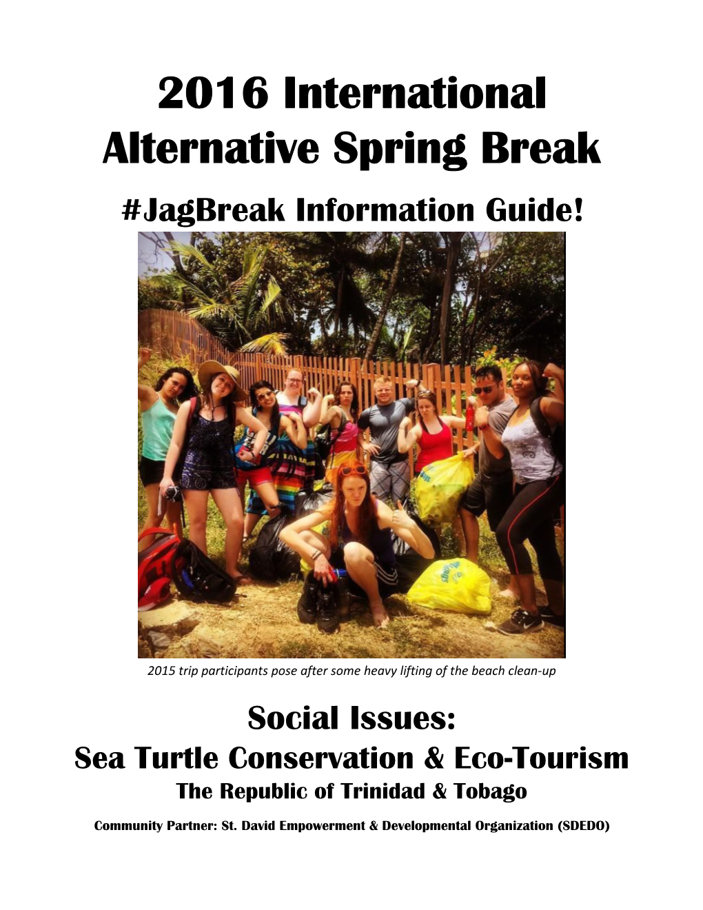 2016 International Alternative Spring Break