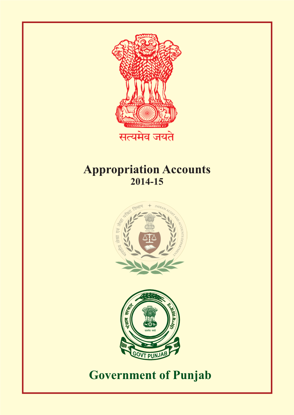 Appropriation Accounts Government of Punjab