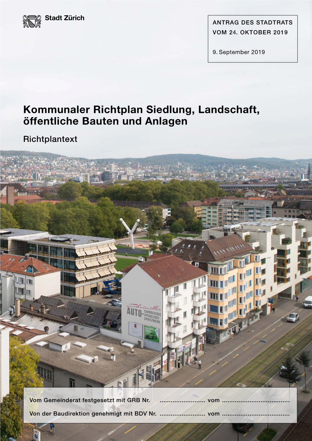 Kommunaler Richtplan Siedlung, Landschaft, Öffentliche Bauten Und Anlagen