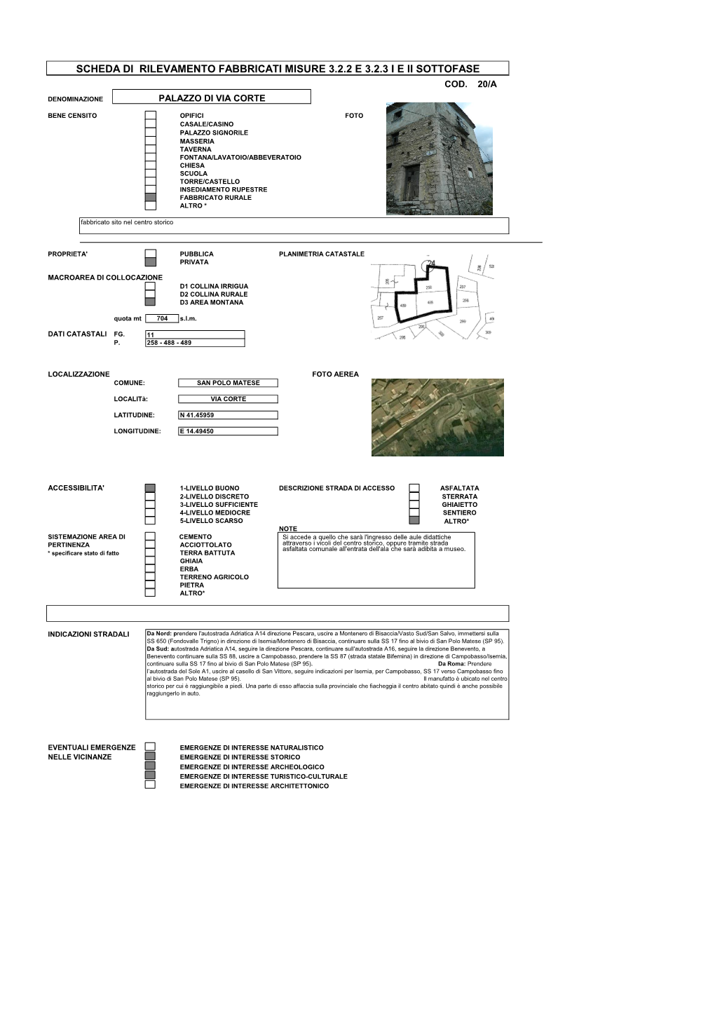 Palazzo Di Via Corte – San Polo Matese (Misura 3.2.2)