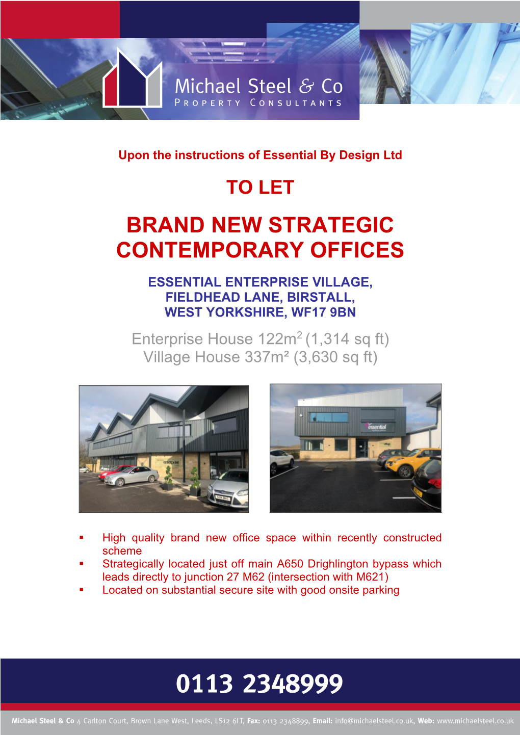 Brand New Strategic Contemporary Offices