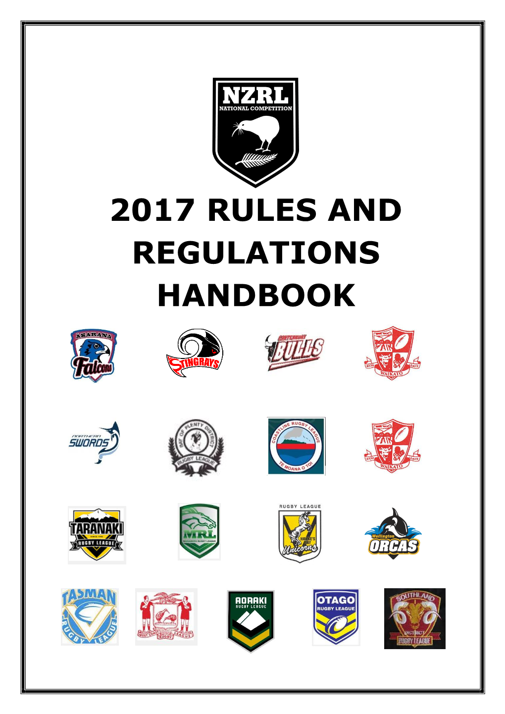 2017 Rules and Regulations Handbook