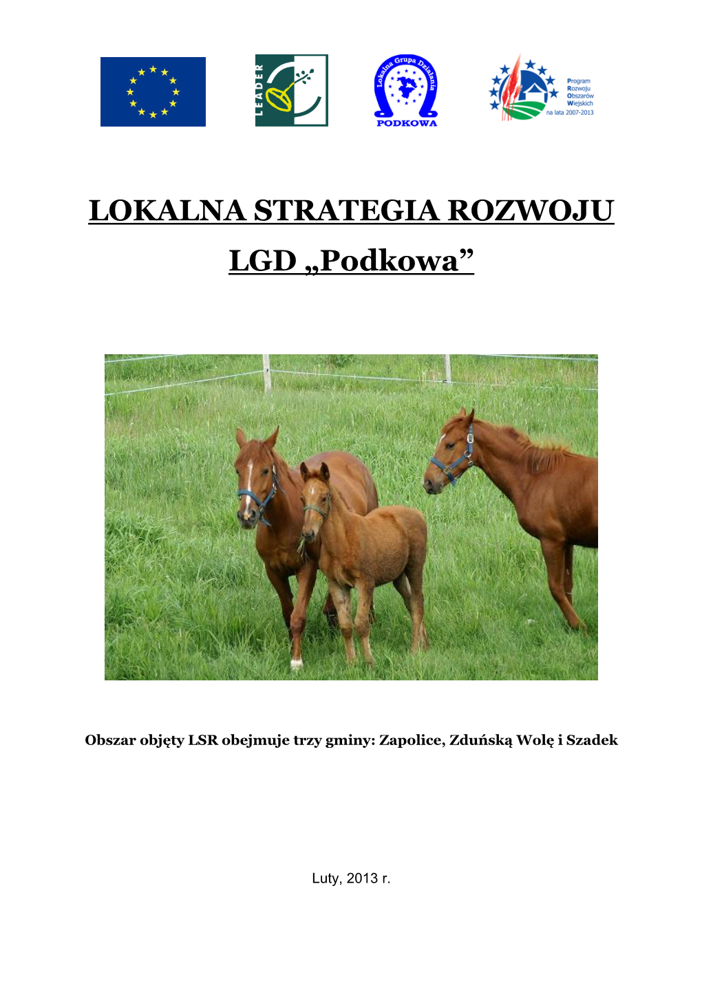 Lokalna Strategia Rozwoju LGD „Podkowa” (Zduńska Wola, Zapolice)