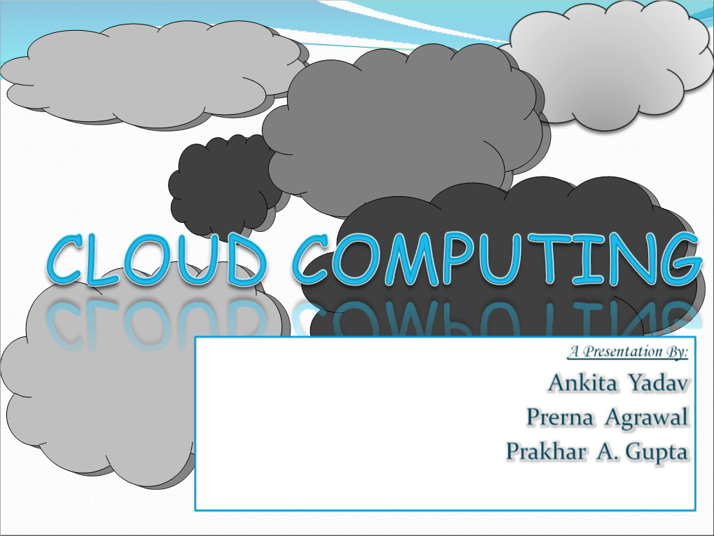 Cloud Computing