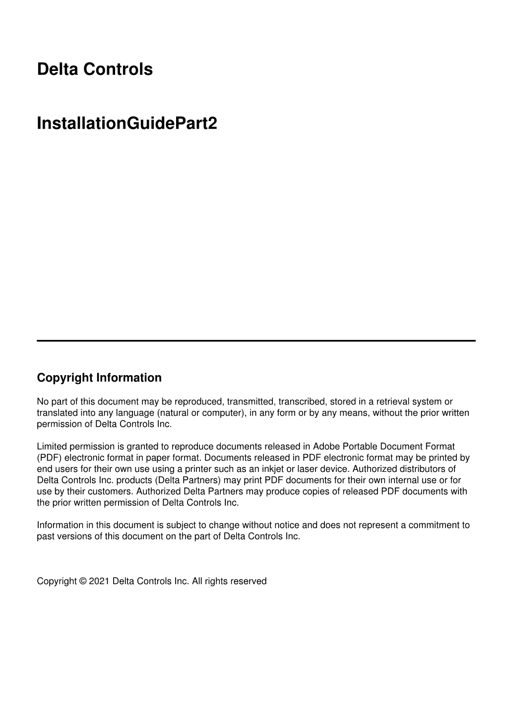 Delta Controls Installationguidepart2