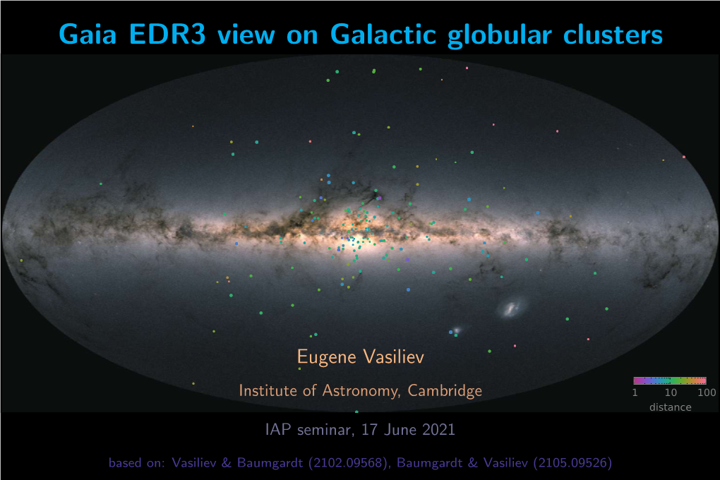 Gaia EDR3 View on Galactic Globular Clusters