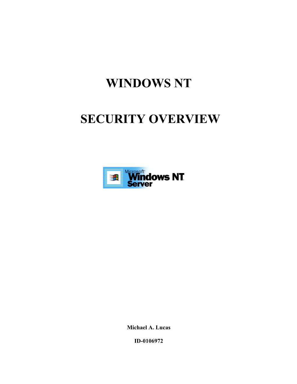 Security Overview