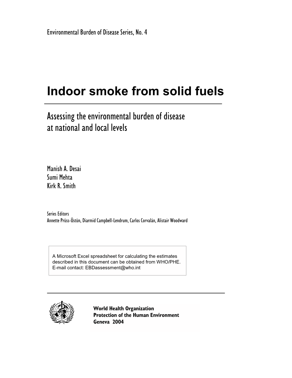 Indoor Smoke from Solid Fuels