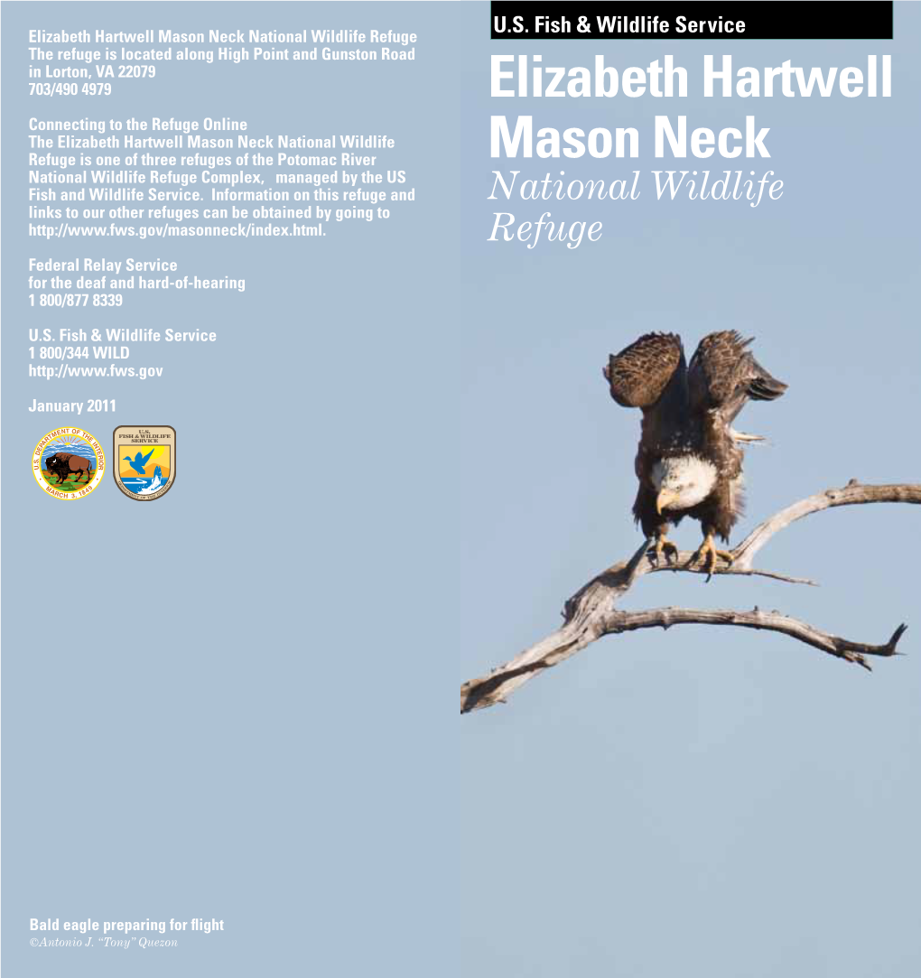 Elizabeth Hartwell Mason Neck National Wildlife Refuge U.S