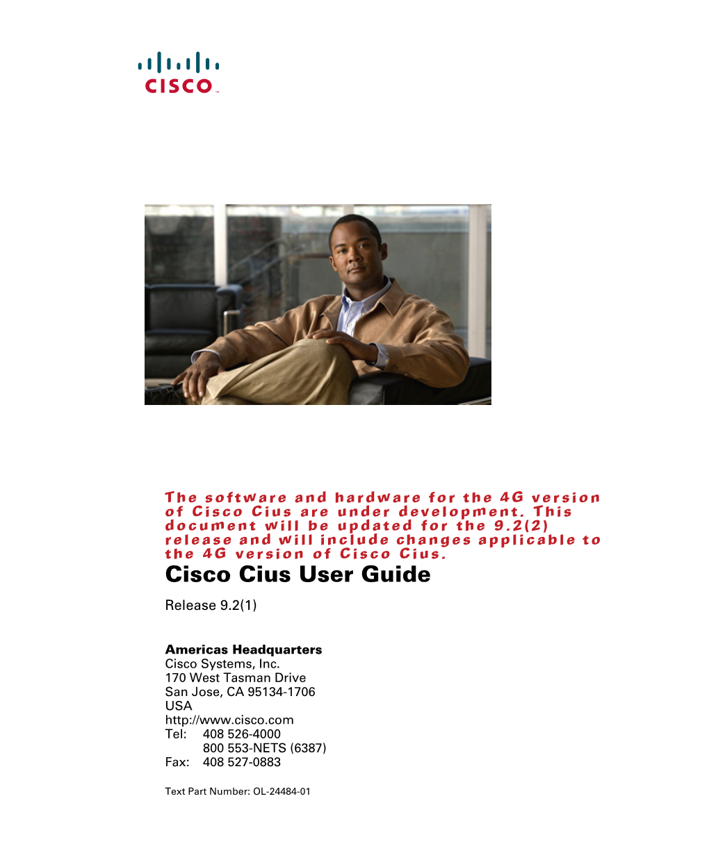 Cisco Cius User Guide Release 9.2(1)